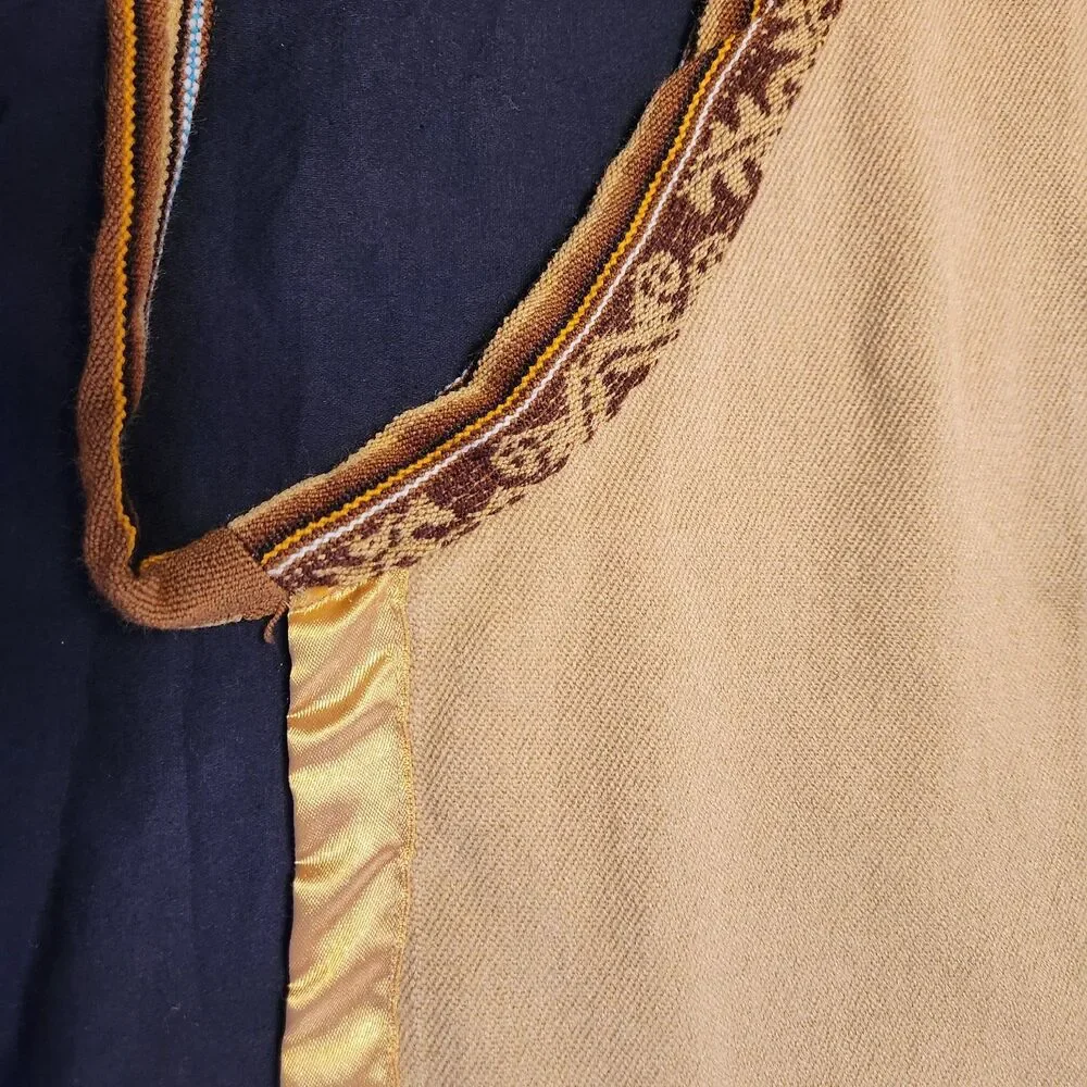 Unique Southwest Bib-style Apron With Front Pockets  Measurements In Photos